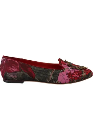 Dolce & Gabbana Dames, Schoenen, Veelkleurig, Maat: 35 1/2 EU Leer