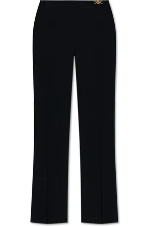 VERSACE Dames, Broeken, Zwart, Maat: XS Viscose