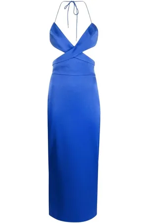 ALEX PERRY Dames, Jurken, Blauw, Maat: XS Satijn