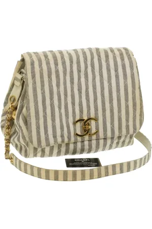 CHANEL Unisex, Pre-owned, Wit, Maat: ONE Size Tweed
