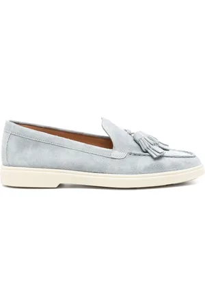 santoni Dames, Schoenen, Blauw, Maat: 41 EU Leer