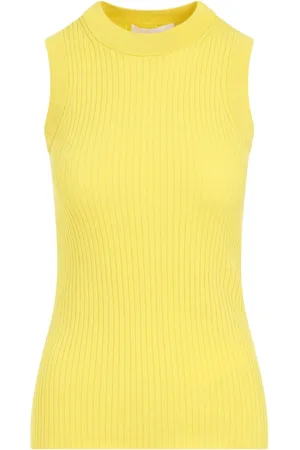 Sportmax Dames, Tops, Geel, Maat: M Katoen