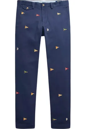 Ralph Lauren Heren, Broeken, Blauw, Maat: W30 L32 Katoen
