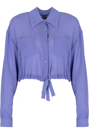 Liu Jo Dames, Blouses & Shirts, Paars, Maat: S