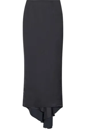 Balenciaga Dames, Rokken, Zwart, Maat: S Satijn
