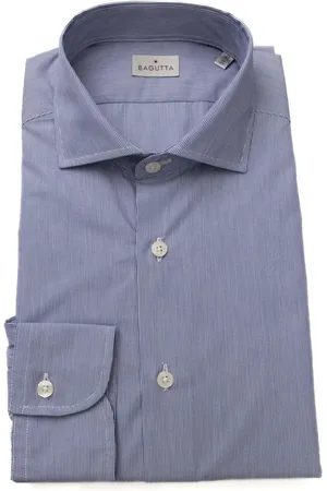 BAGUTTA Heren, Overhemden, Blauw, Maat: 2XL Katoen