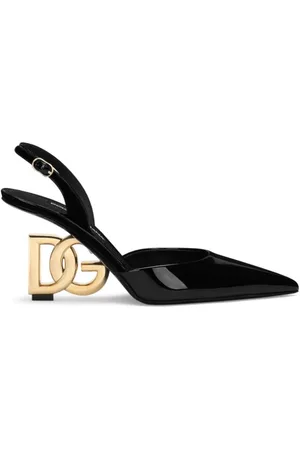 Dolce & Gabbana Dames, Schoenen, Zwart, Maat: 36 1/2 EU Leer
