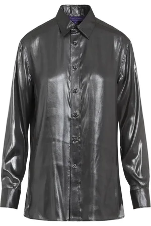 Ralph Lauren Dames, Blouses & Shirts, Grijs, Maat: S Katoen