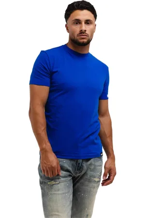 Dsquared2 Heren, Tops, Blauw, Maat: M Katoen