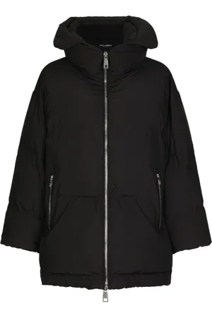 Dolce & Gabbana Dames, Mantels, Zwart, Maat: S Poliester