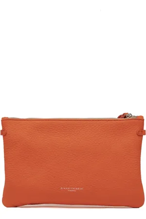 Gianni chiarini Dames, Tassen, Oranje, Maat: ONE Size Leer