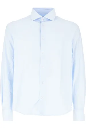 CRUNA Heren, Overhemden, Blauw, Maat: M