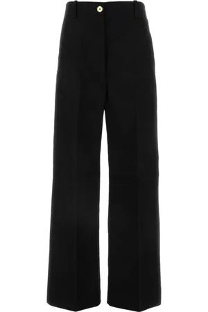 Patou Dames, Broeken, Zwart, Maat: XS Katoen