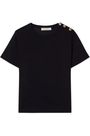 BUSNEL Dames, Tops, Blauw, Maat: L Katoen