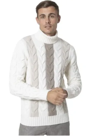Gran Sasso Heren, Truien, Wit, Maat: 3XL Wol