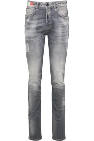 Carlo Colucci Heren, Jeans, Grijs, Maat: W38