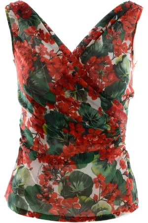 Dolce & Gabbana Dames, Tops, Rood, Maat: L Zijde