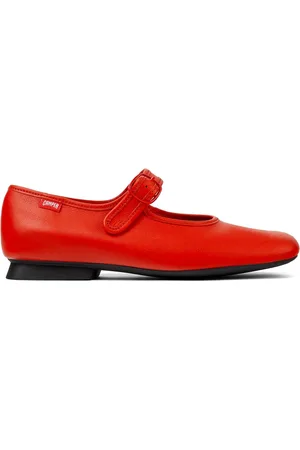 Camper Dames, Schoenen, Rood, Maat: 39 EU Leer