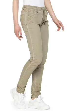 Carrera Dames, Jeans, Groen, Maat: XS Katoen
