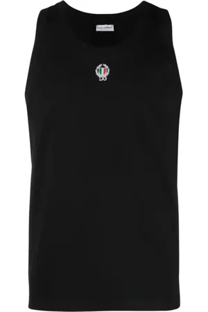 Dolce & Gabbana Heren, Tops, Zwart, Maat: XL Katoen