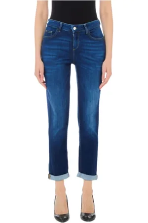 Liu Jo Dames, Jeans, Blauw, Maat: W30 Katoen