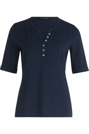 Betty Barclay Dames, Tops, Blauw, Maat: XL Leer