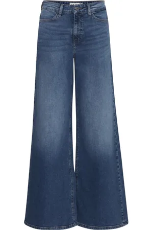 Ichi Dames, Jeans, Blauw, Maat: W30 L34 Katoen