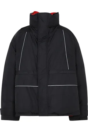 Balenciaga Heren, Jassen, Zwart, Maat: S Polyamide