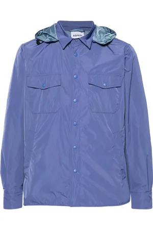 Aspesi Heren, Jassen, Blauw, Maat: M Poliester