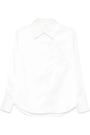 Axel Arigato Dames, Blouses & Shirts, Wit, Maat: S Satijn