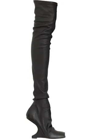Rick Owens Dames, Schoenen, Zwart, Maat: 37 EU Leer