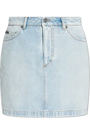 Dolce & Gabbana Dames, Rokken, Blauw, Maat: 2XS Denim