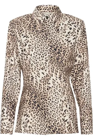 Gestuz Dames, Blouses & Shirts, Bruin, Maat: L Poliester