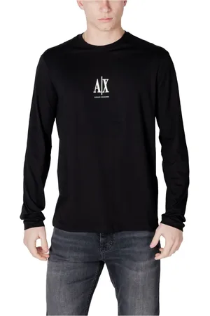 Armani Exchange Heren, Tops, Zwart, Maat: S Katoen