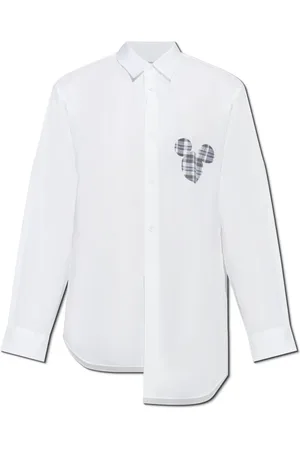 Comme des Garçons Heren, Overhemden, Wit, Maat: M Katoen