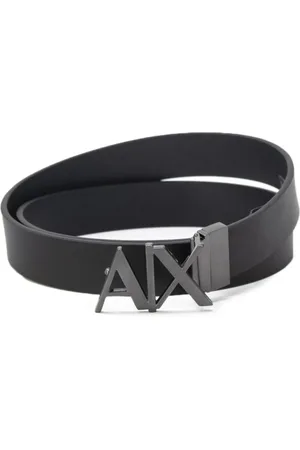 Armani Exchange Heren, Accessoires, Zwart, Maat: 90 CM Leer