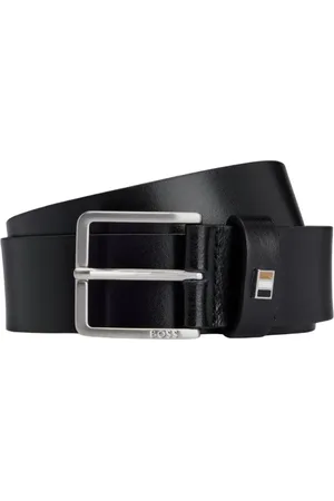 HUGO BOSS Heren, Accessoires, Zwart, Maat: 115 CM Leer