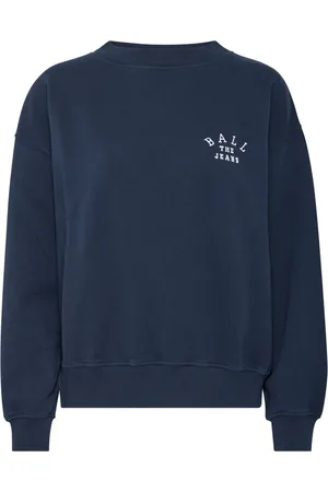 Ball Dames, Sweatshirts & Hoodies, Blauw, Maat: L Katoen