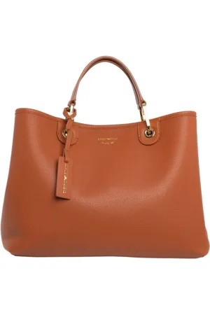 Emporio Armani Dames, Tassen, Bruin, Maat: ONE Size Leer