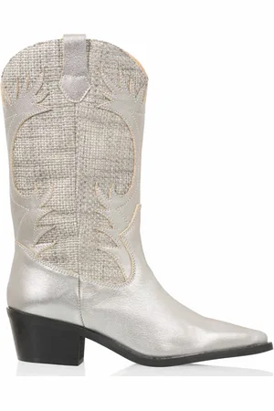 DWRS Dames, Schoenen, Grijs, Maat: 37 EU Leer