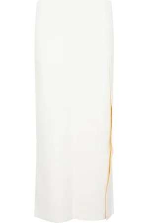 Jil Sander Dames, Rokken, Wit, Maat: S Viscose