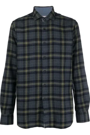 Xacus Heren, Overhemden, Blauw, Maat: XL Katoen