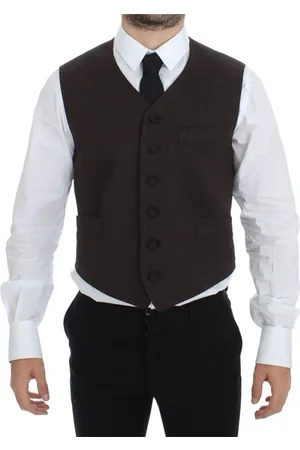 Dolce & Gabbana Heren, Pakken, Bruin, Maat: S Katoen