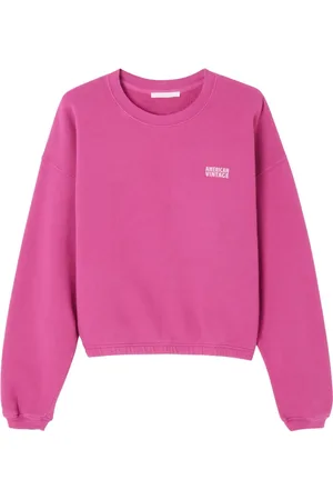 American Vintage Dames, Sweatshirts & Hoodies, Paars, Maat: L