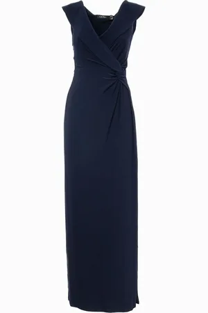 Ralph Lauren Dames, Jurken, Blauw, Maat: XS Poliester