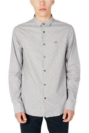 Armani Exchange Heren, Overhemden, Blauw, Maat: S Katoen