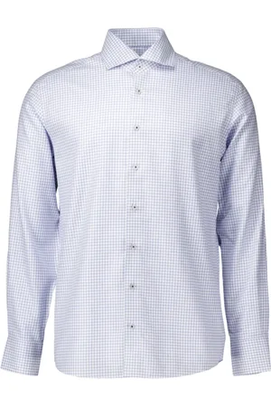 ETERNA Heren, Overhemden, Blauw, Maat: 4XL