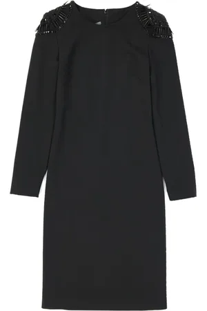 Alberta Ferretti Dames, Jurken, Zwart, Maat: 2XS Wol