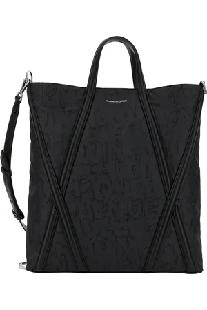 Alexander McQueen Heren, Tassen, Zwart, Maat: ONE Size Leer