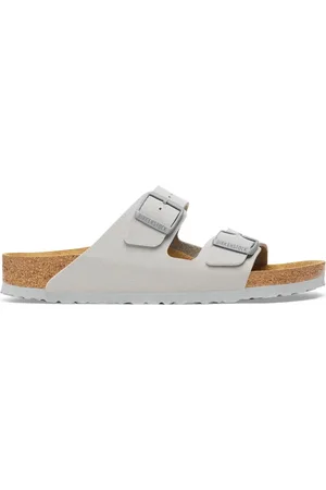 Birkenstock Heren, Schoenen, Grijs, Maat: 45 EU Viscose